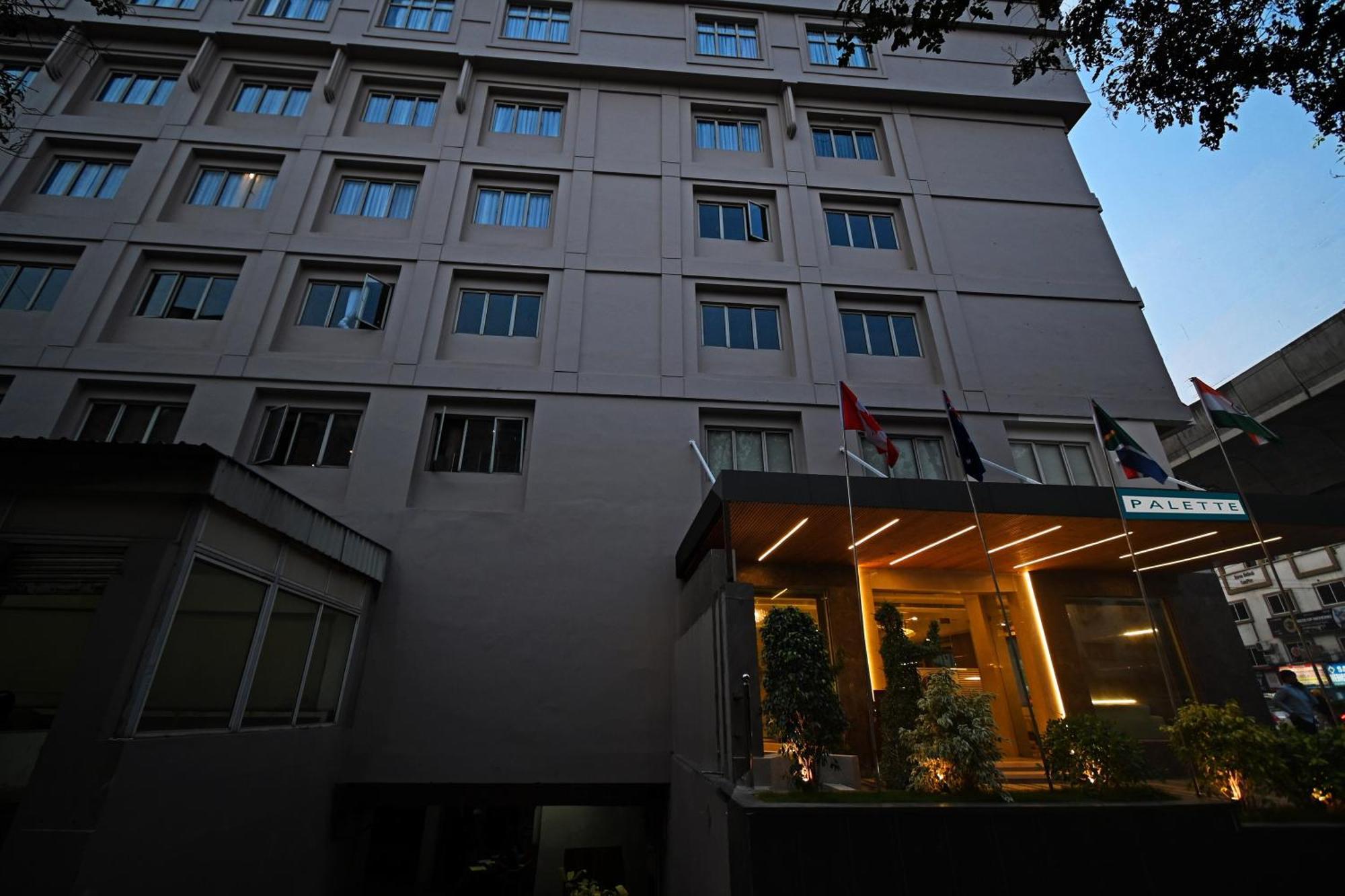 Hotel Palette Madhapur à Haïdarabad Extérieur photo